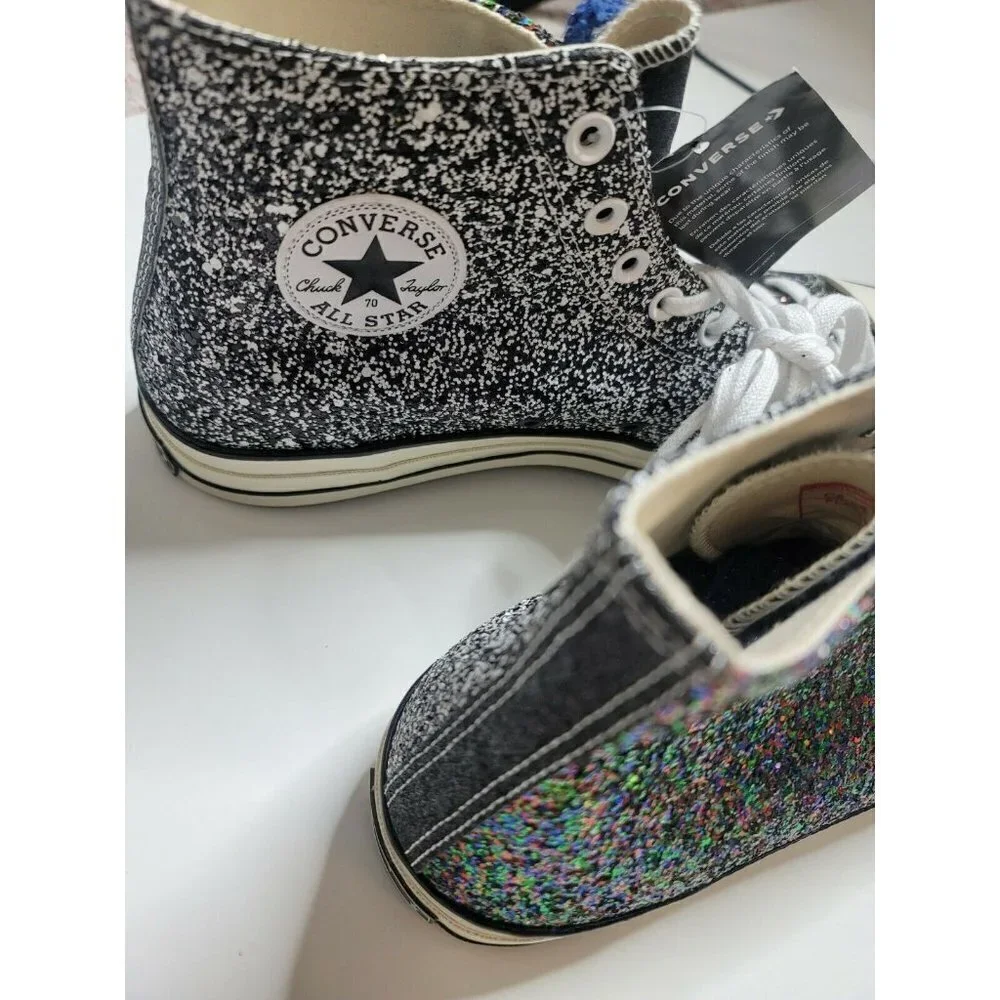 New No Box Converse x JW Anderson Chuck 70 Glitter SZ 12/14 UniSex - Picture 7 of 12